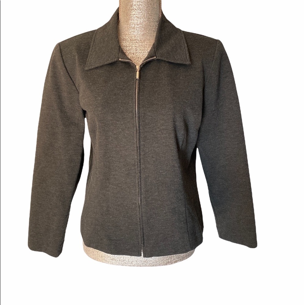 RL Richard Zip Light Jacket Grey L Petite